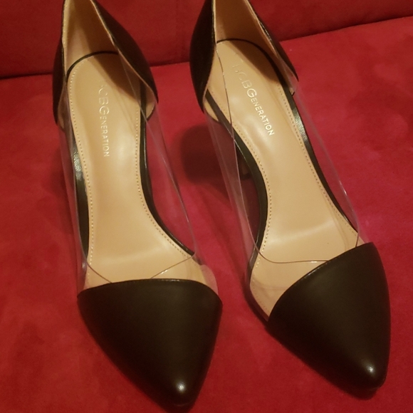 BCBGeneration stilettos sz 9.5 blk/clr - Picture 2 of 5